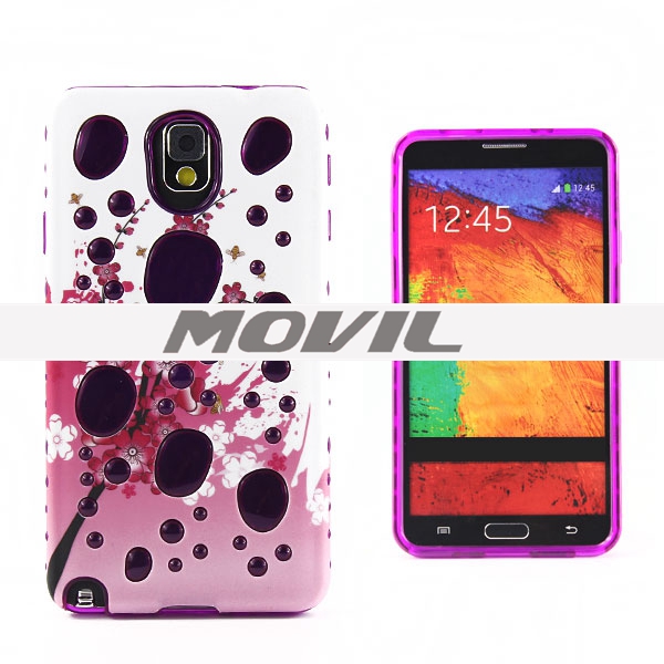 NP-2498 TPU  PC funda para Samsung Galaxy Note 3-0